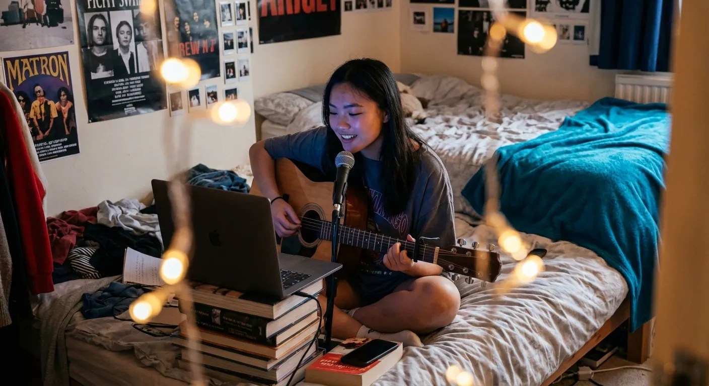 The DIY bedroom recordings that turned a London teen into a cult icon