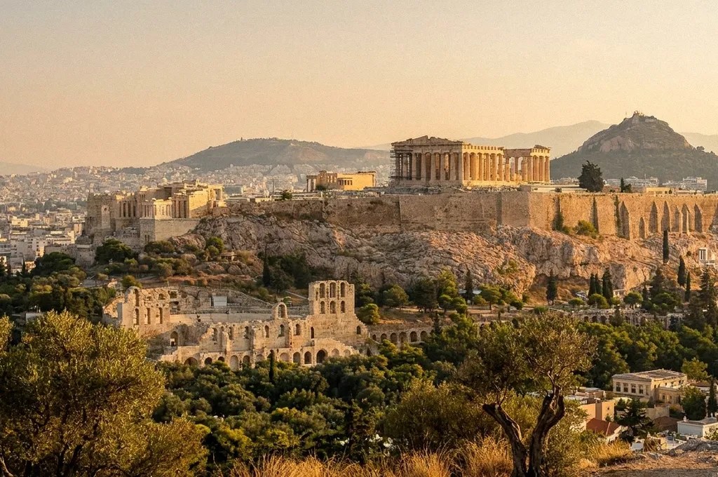 kelionė, atėnai, atenai, graikija, greece, koliziejus, šventykla, transfergo