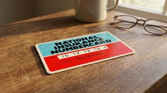 NI numeris, socialinio draudimo numeris, anglija, Londonas, Jungtinė Karalystė