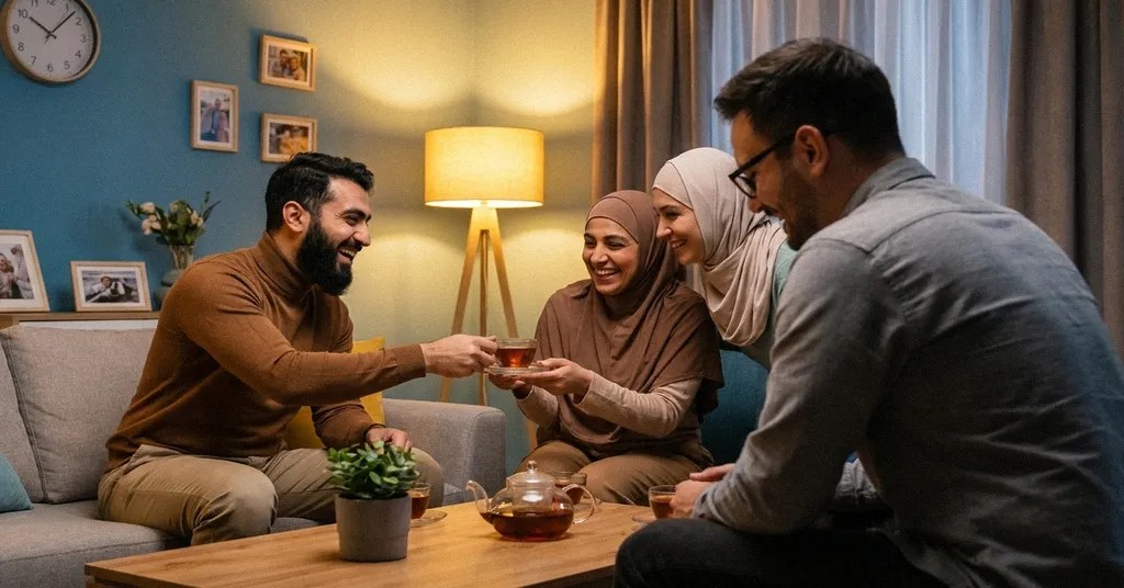 Famille réuni au Maroc