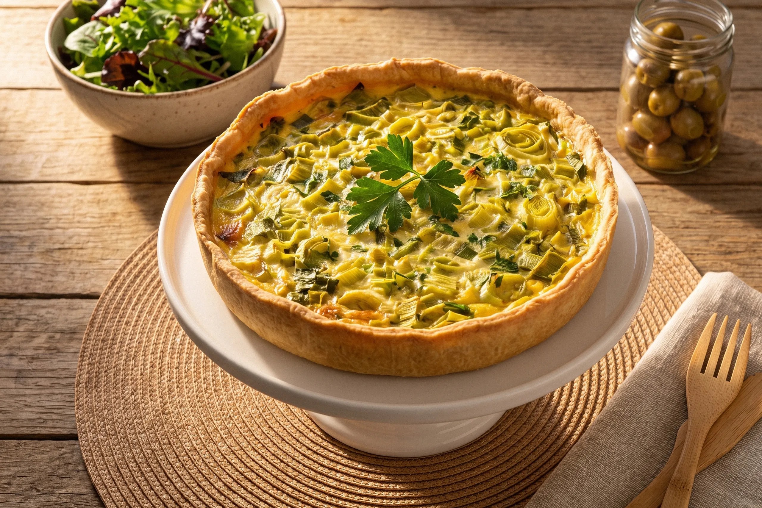 Fransız Mutfağına Türk Dokunuşu: Pırasalı Quiche